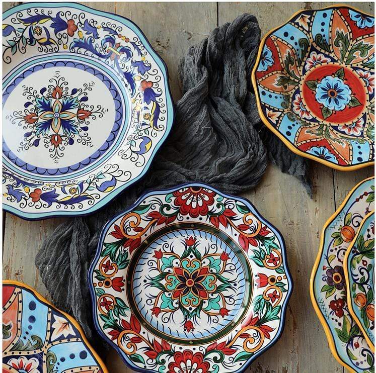 Hand-painted Ceramic Plate