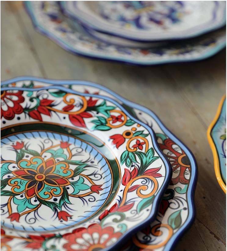 Hand-painted Ceramic Plate