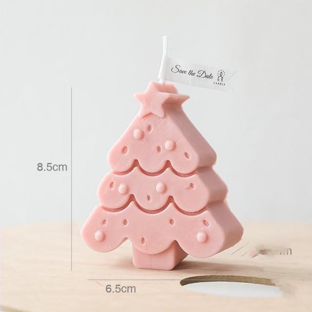 Handmade Christmas Tree Candle