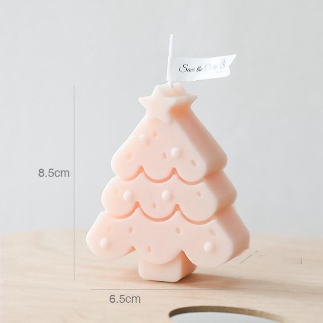 Handmade Christmas Tree Candle