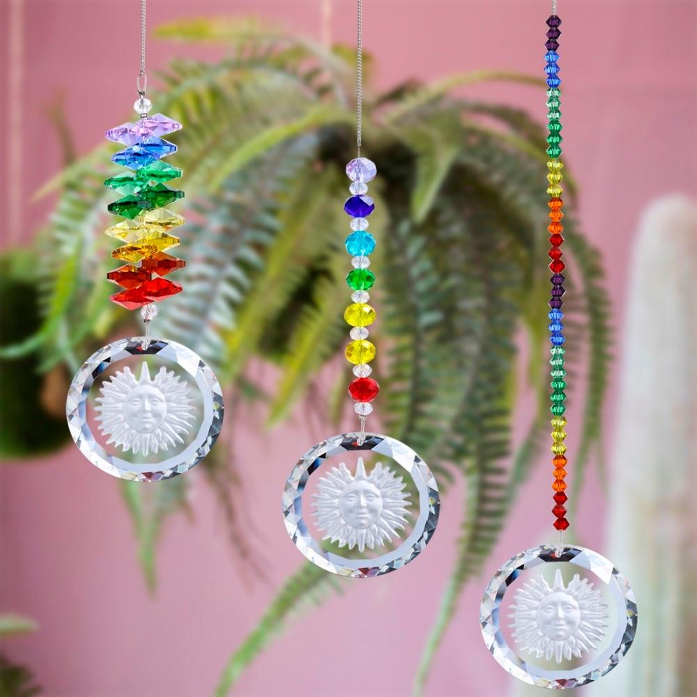 Handmade Crystal Glass Chakra Charm