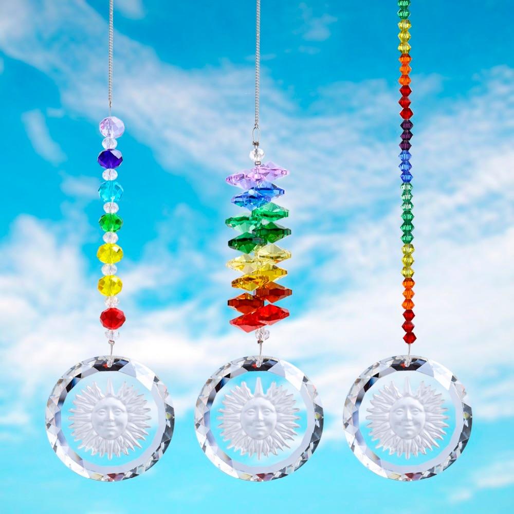 Handmade Crystal Glass Chakra Charm
