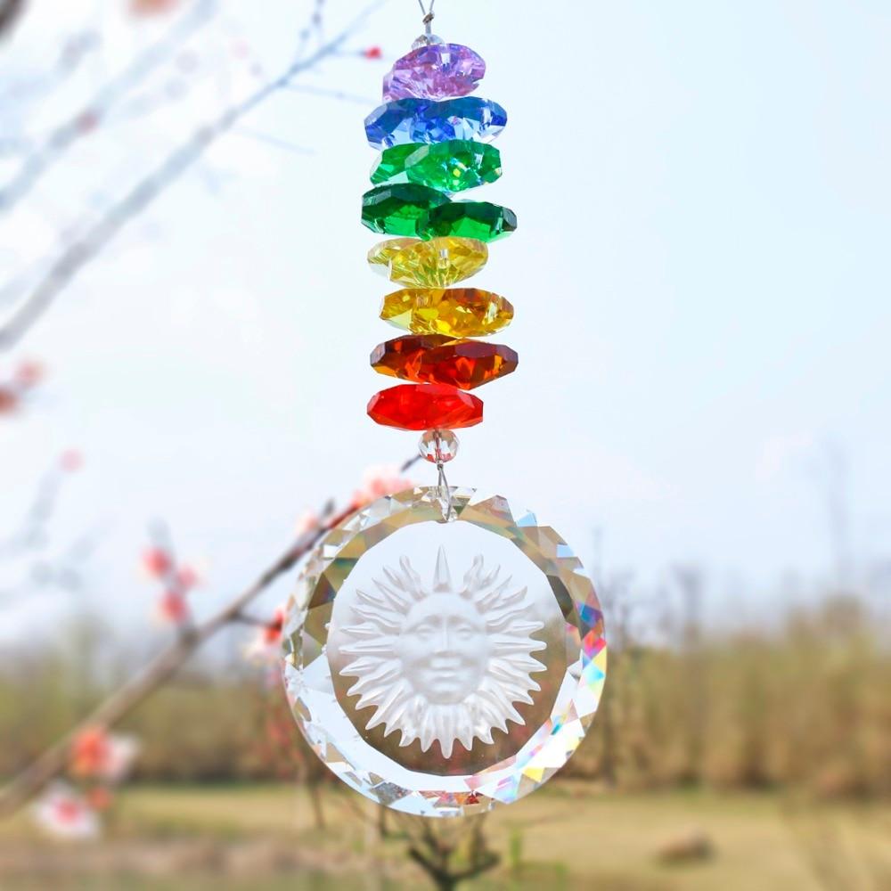 Handmade Crystal Glass Chakra Charm