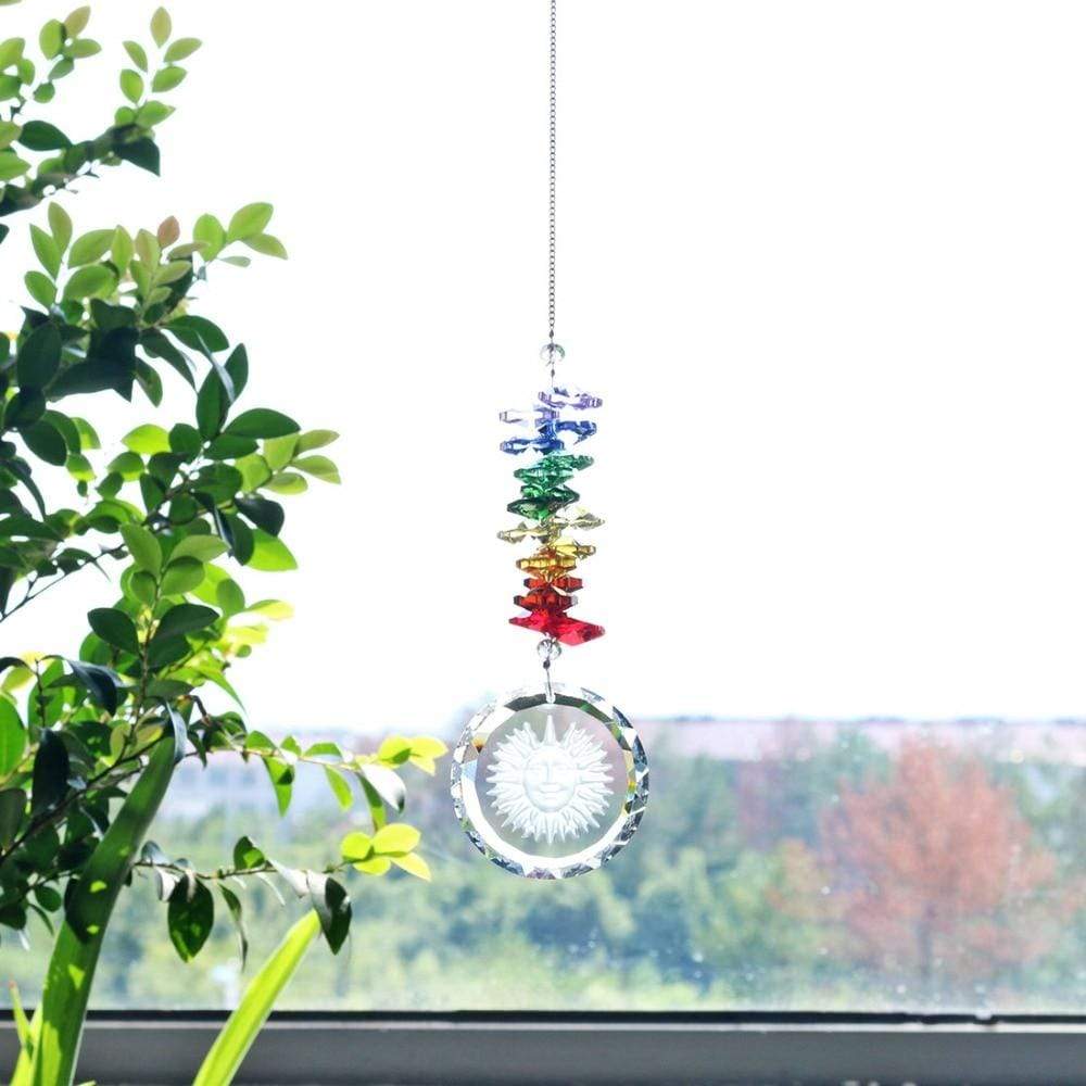 Handmade Crystal Glass Chakra Charm