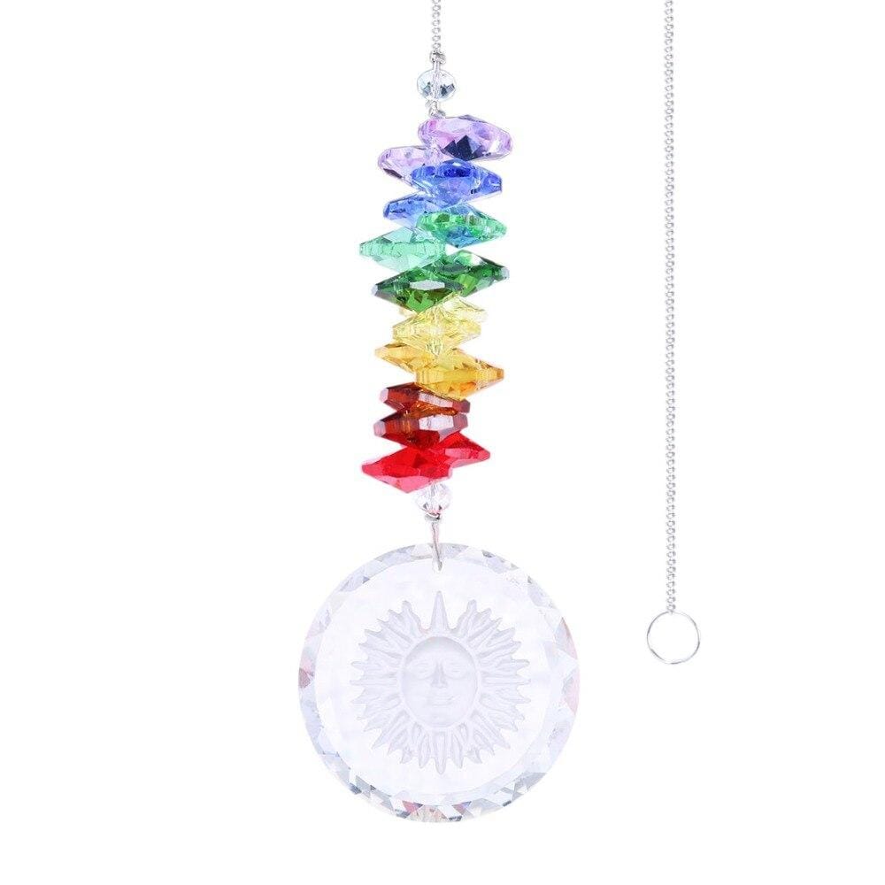 Handmade Crystal Glass Chakra Charm