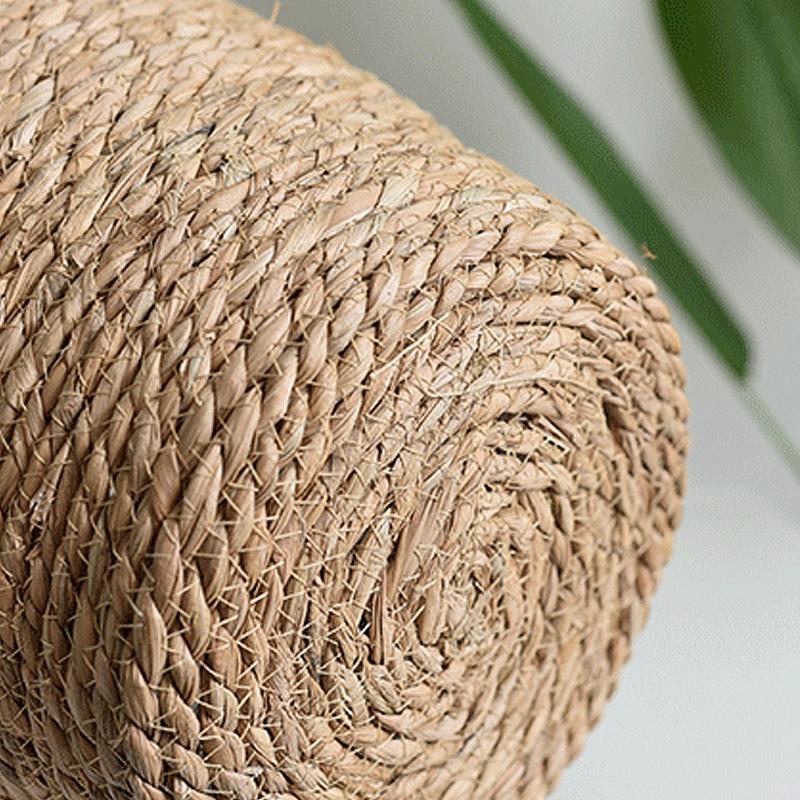 Handmade Straw Planter Pot