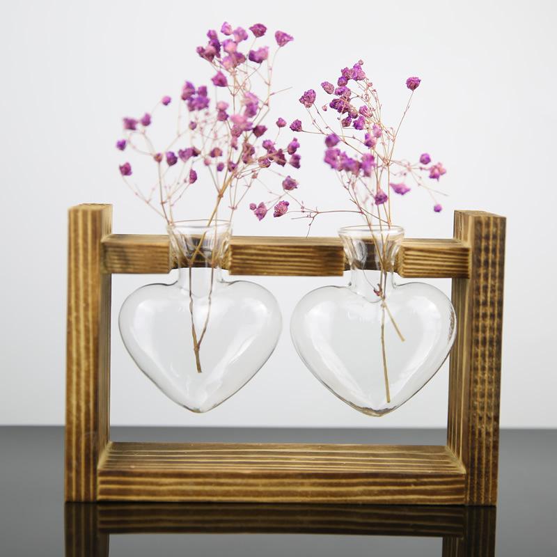 Heart Shaped Glass Bulbs Pot