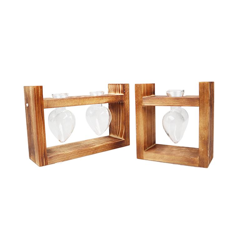 Heart Shaped Glass Bulbs Pot