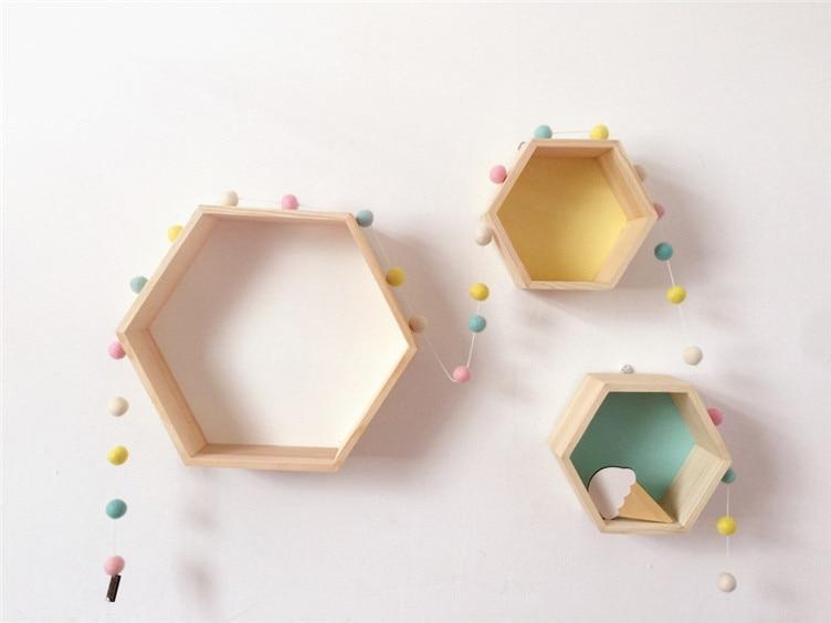 Hexagon Wall Shelf