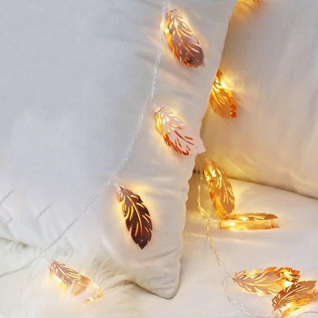 Gold Leaf Fairy Lights
