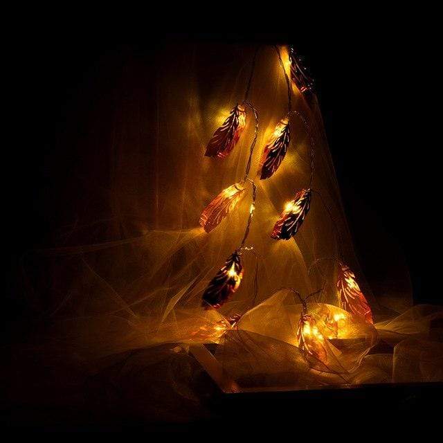 Gold Leaf Fairy Lights