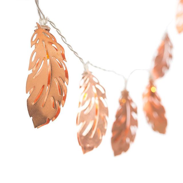 Gold Leaf Fairy Lights