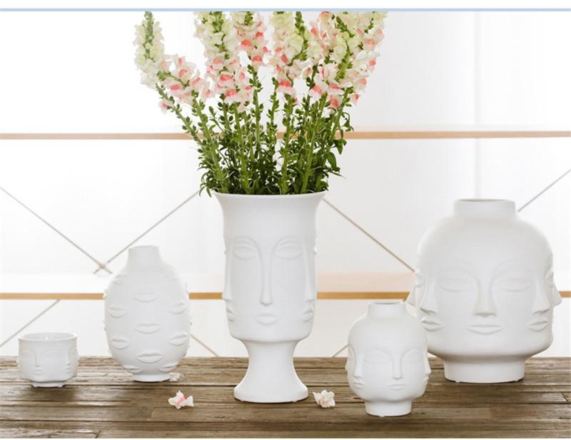 Buddha Head Flower Pots