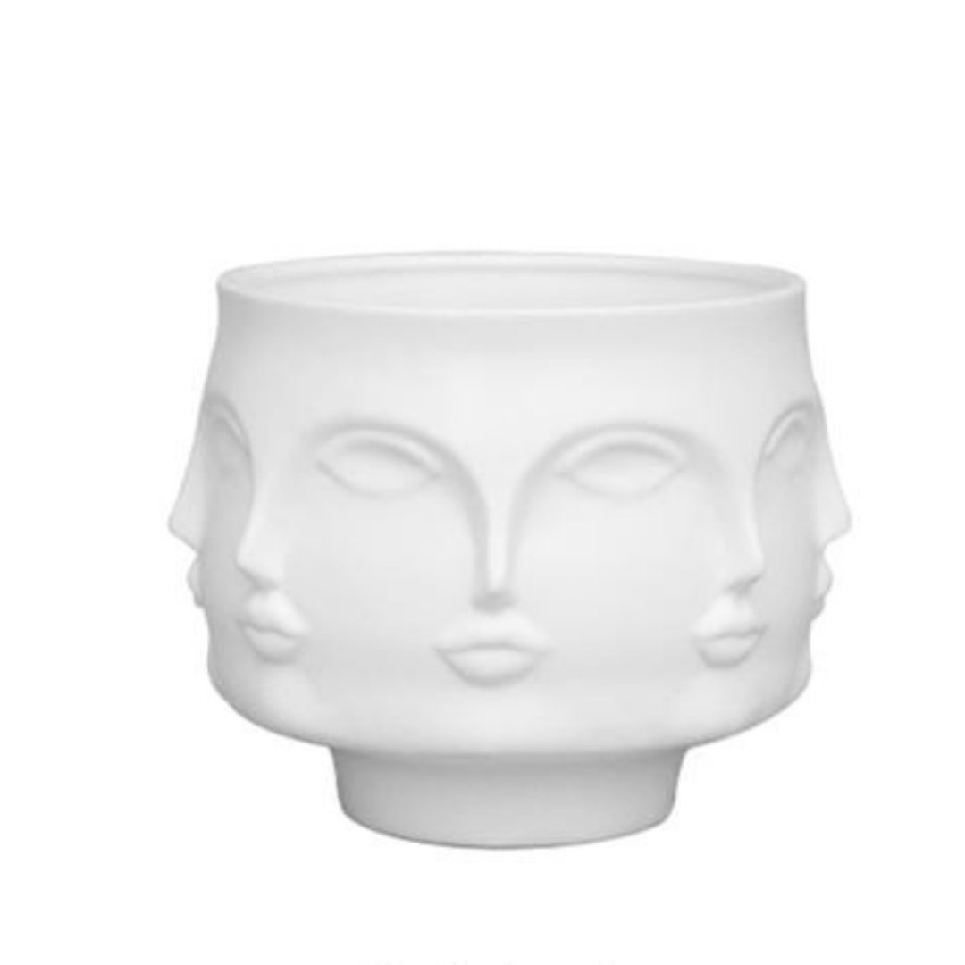 Buddha Head Flower Pots