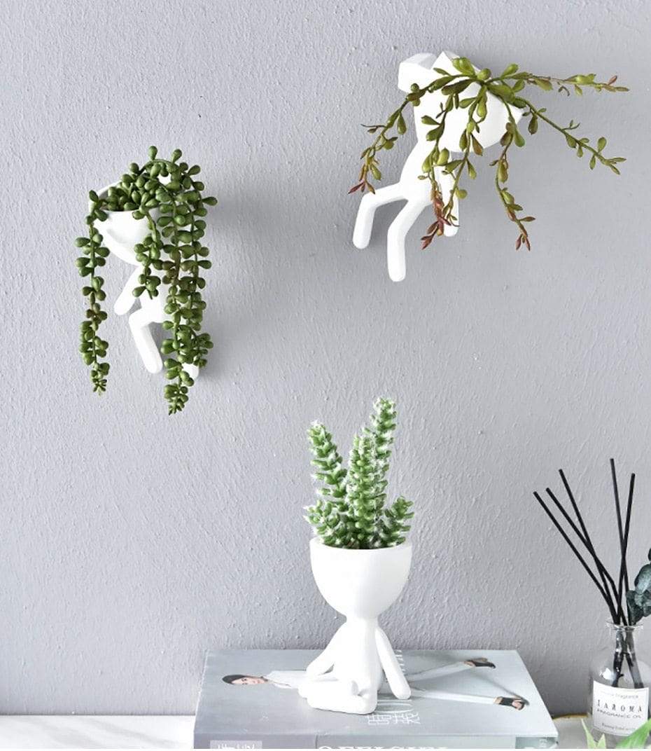 Human Sculptures Plant Pots