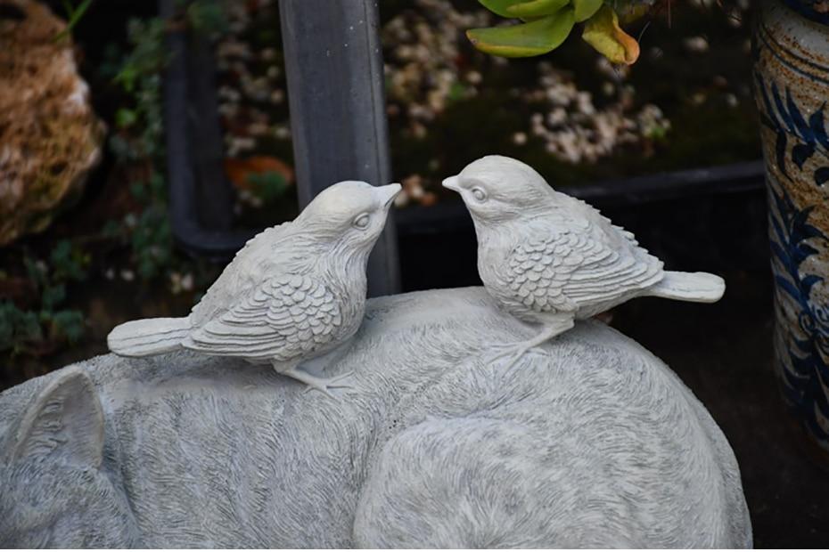 Lazy Cat Garden Decor