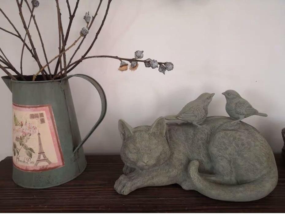 Lazy Cat Garden Decor