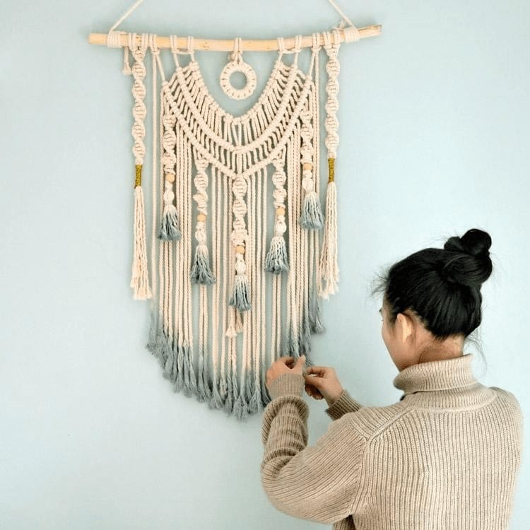 Blue Ends Macrame