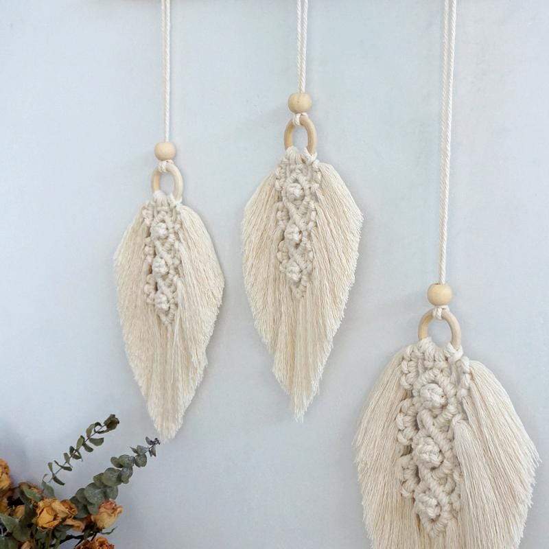 Macrame Feathers Wall Hanging