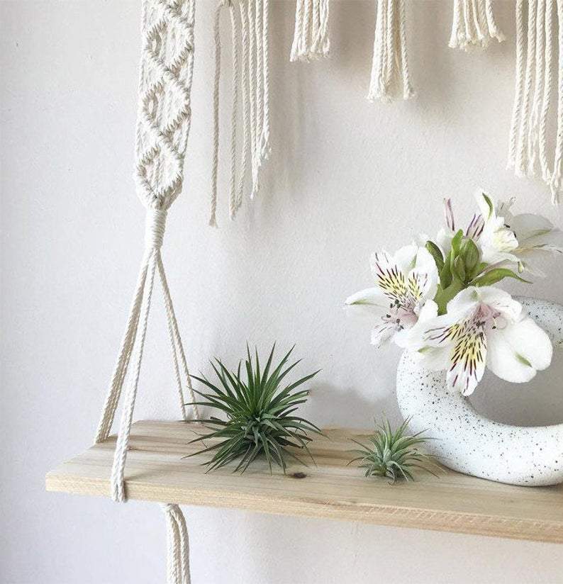Macrame Hanging Shelf