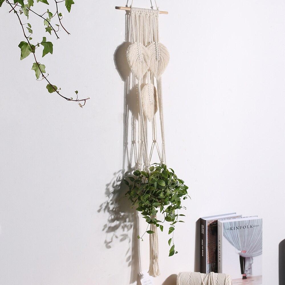 Macrame Leaves Design Plant Hanger