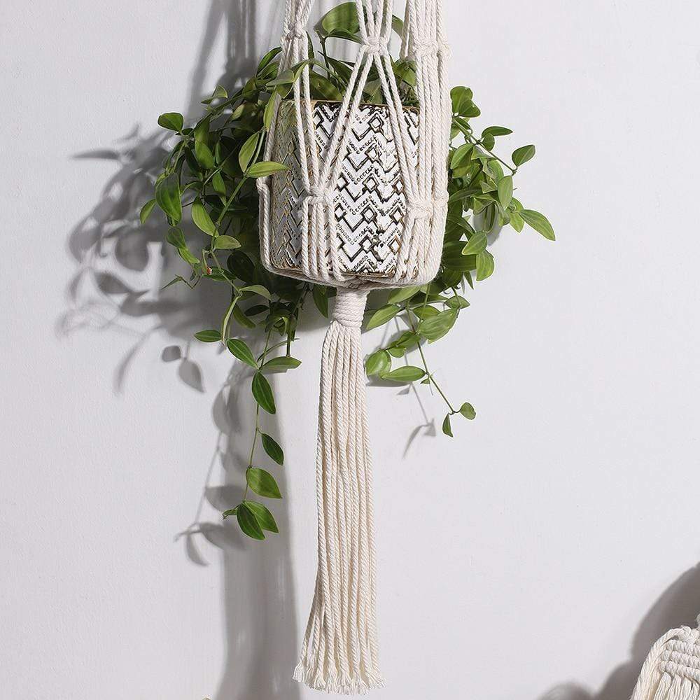 Macrame Leaves Design Plant Hanger