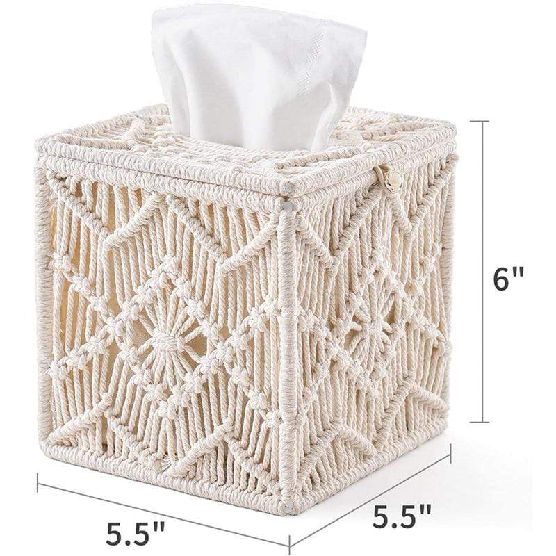 Macrame Napkin Box