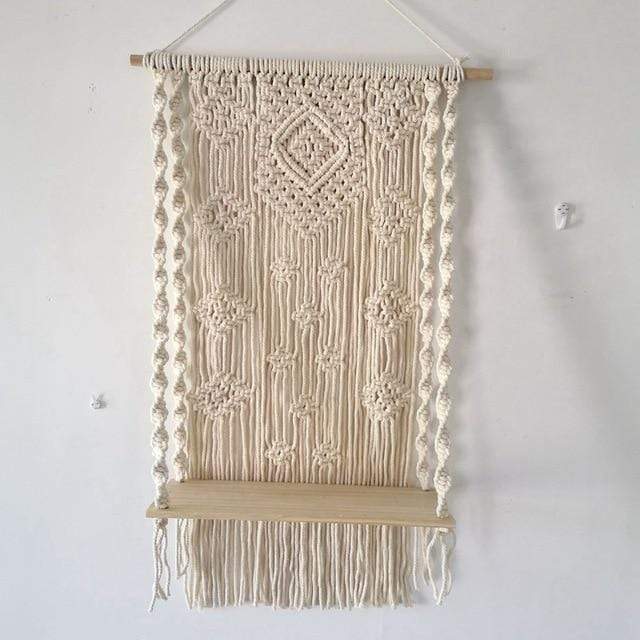 Macrame Plant Shelf & Pot Holder