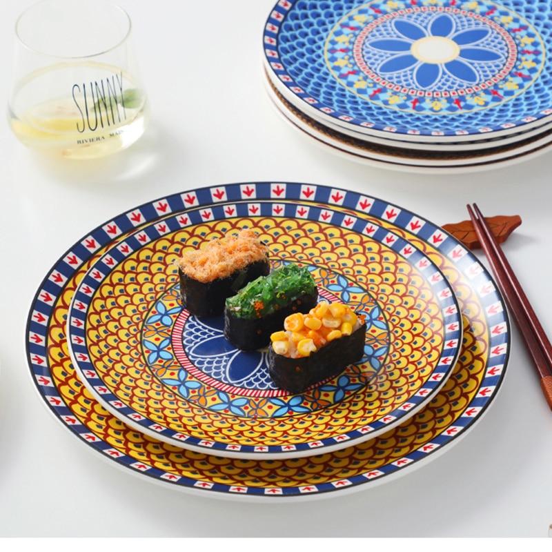 Mandala Ceramic Plates