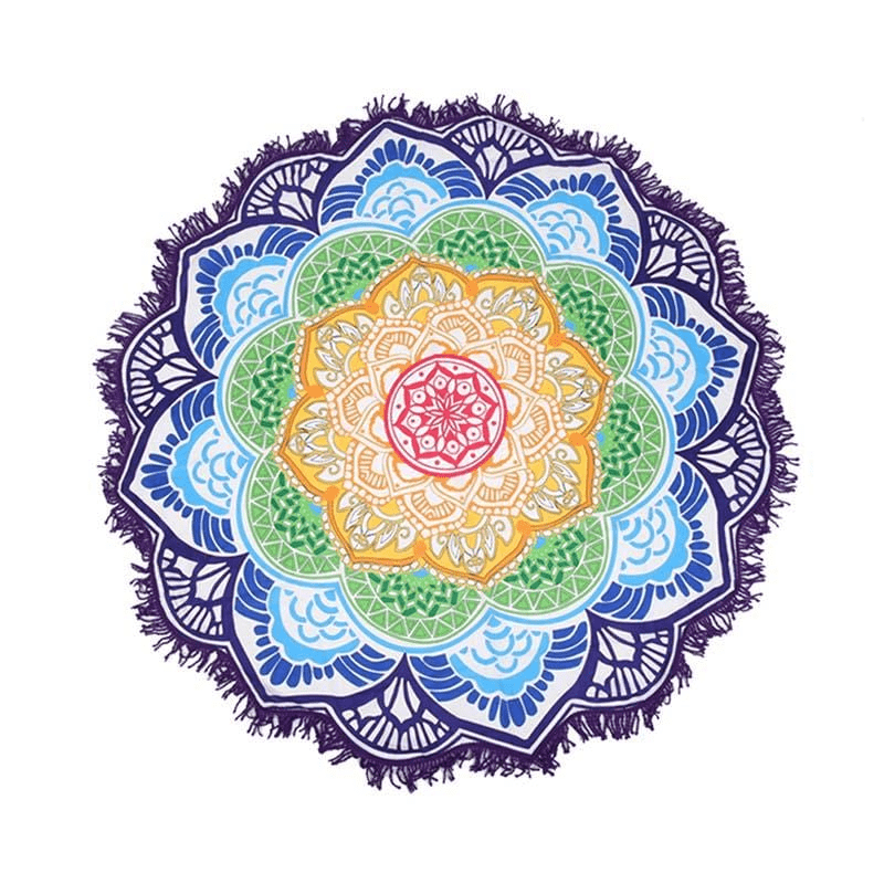 Lotus Mandala Round Mat