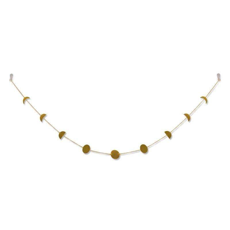 Metal Moon Phases Banner