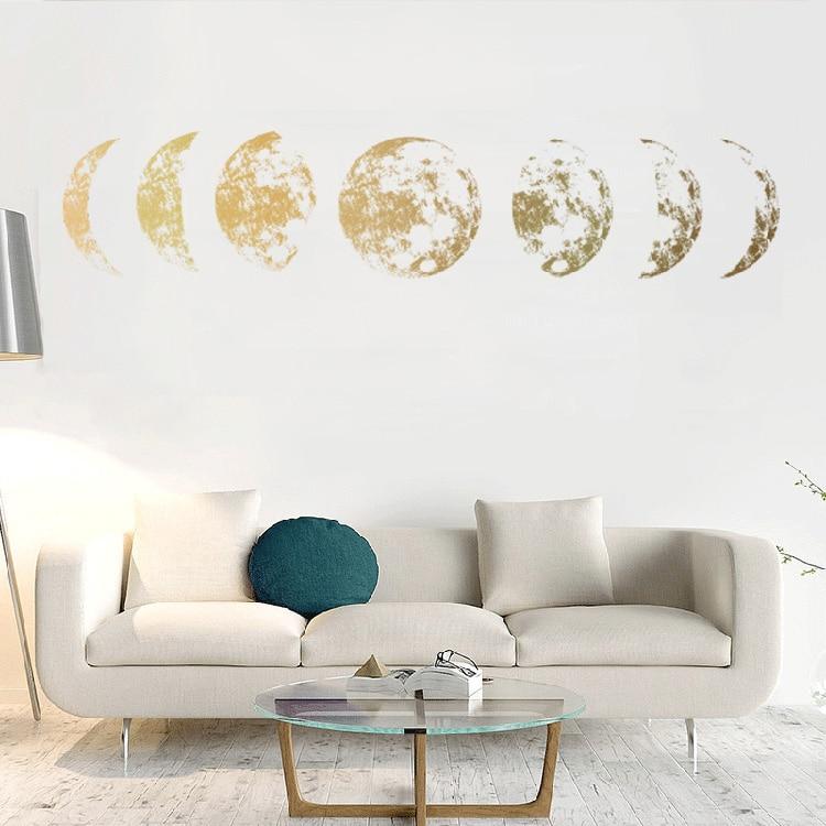 Moon Phases Wall Sticker