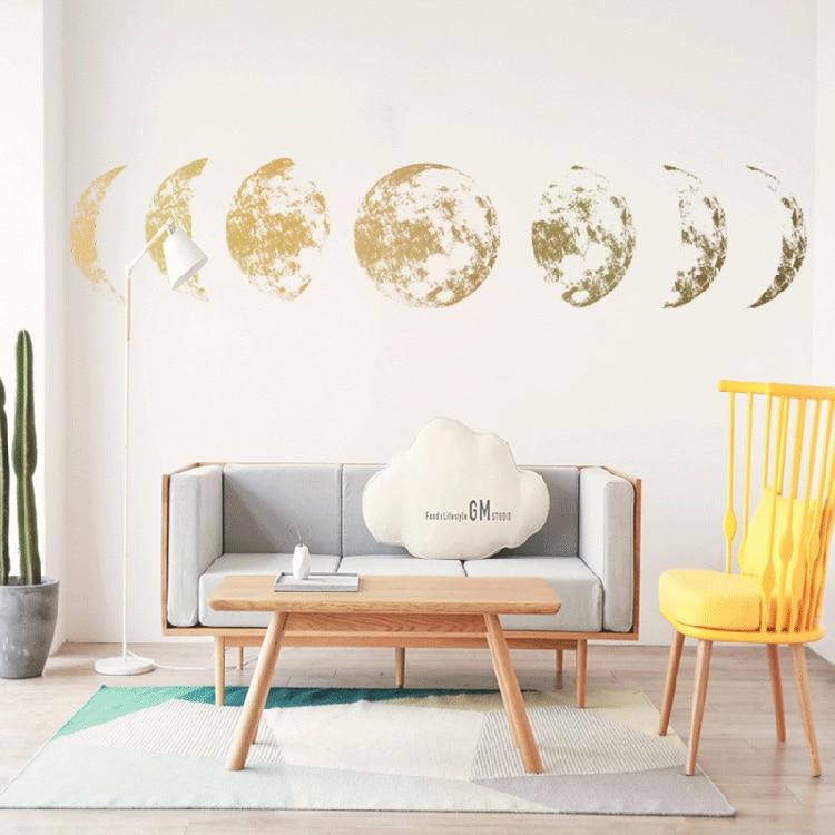 Moon Phases Wall Sticker