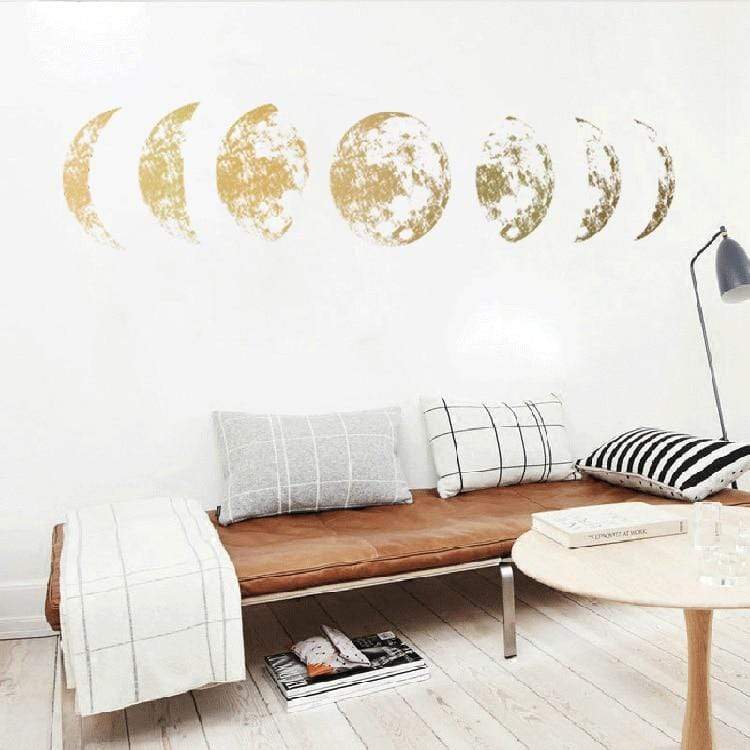 Moon Phases Wall Sticker