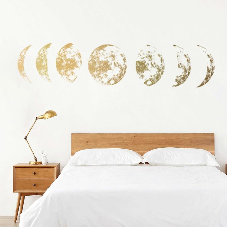 Moon Phases Wall Sticker
