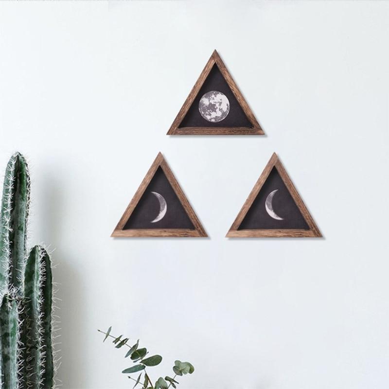 Moon Signs Wooden Wall Hanging