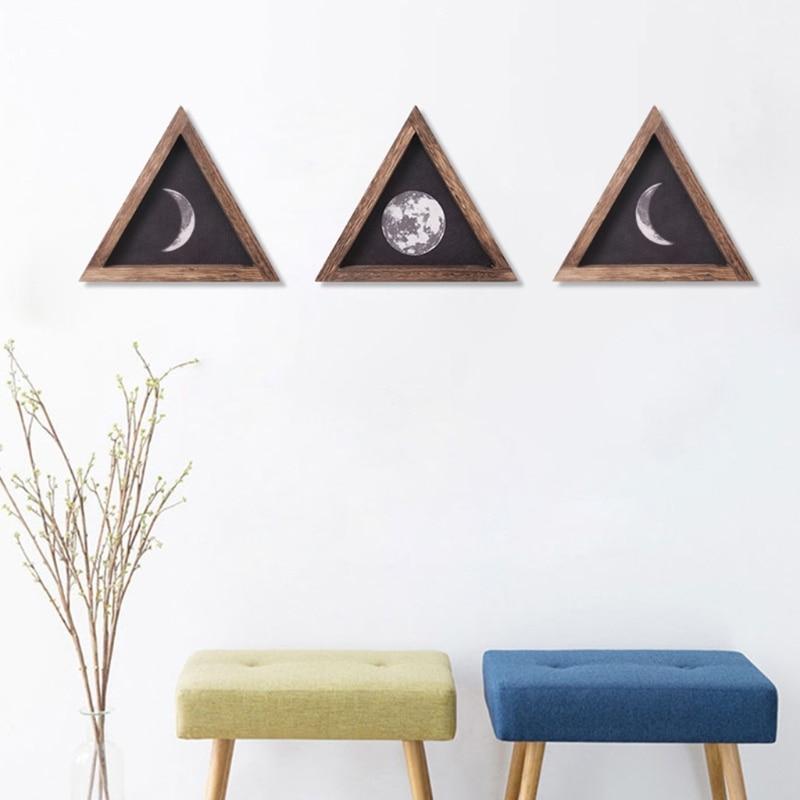 Moon Signs Wooden Wall Hanging
