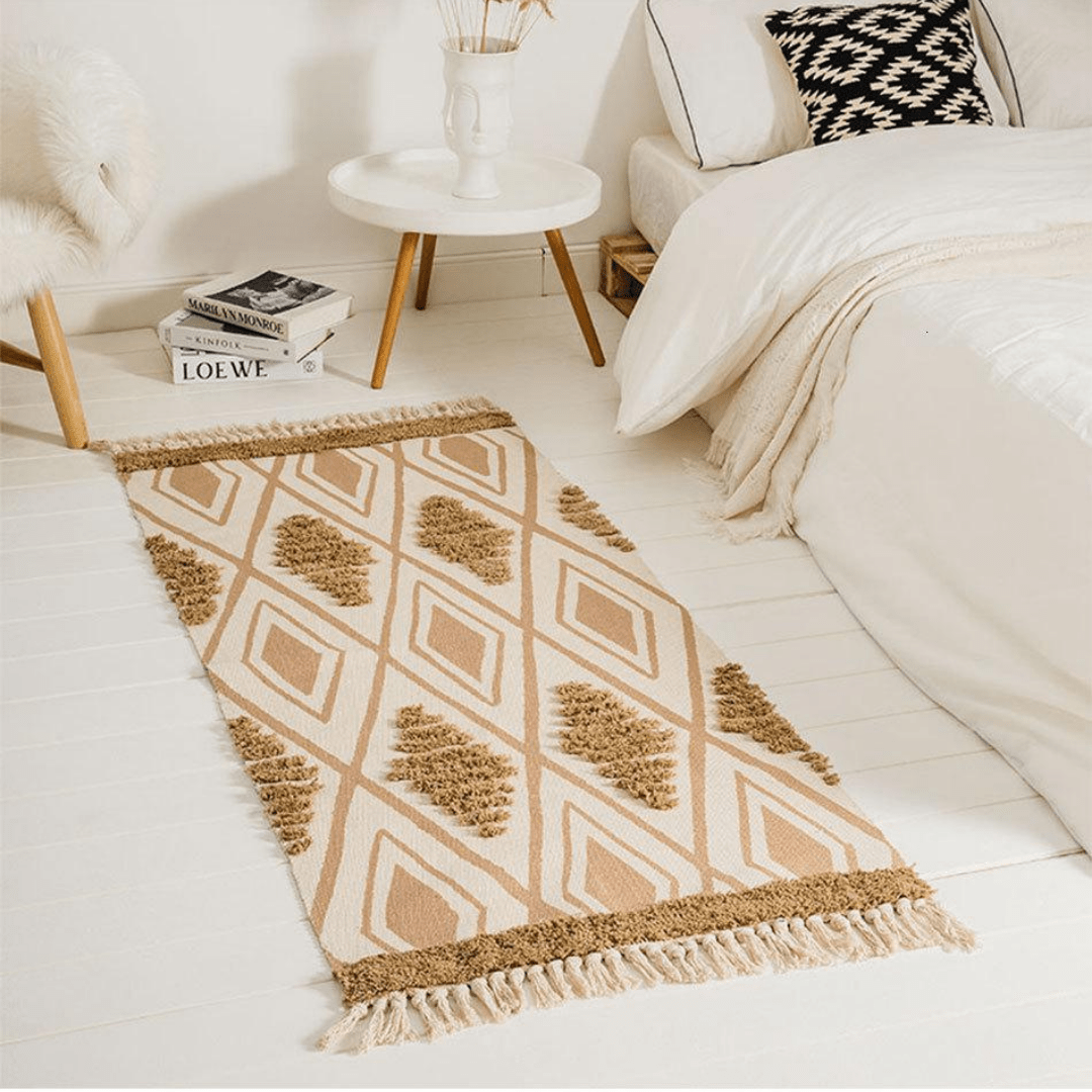 Moroccan Tasseled Rug