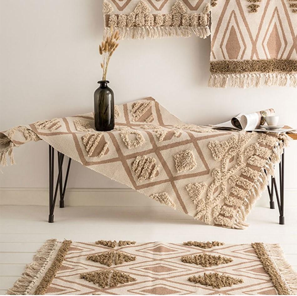 Moroccan Tasseled Rug