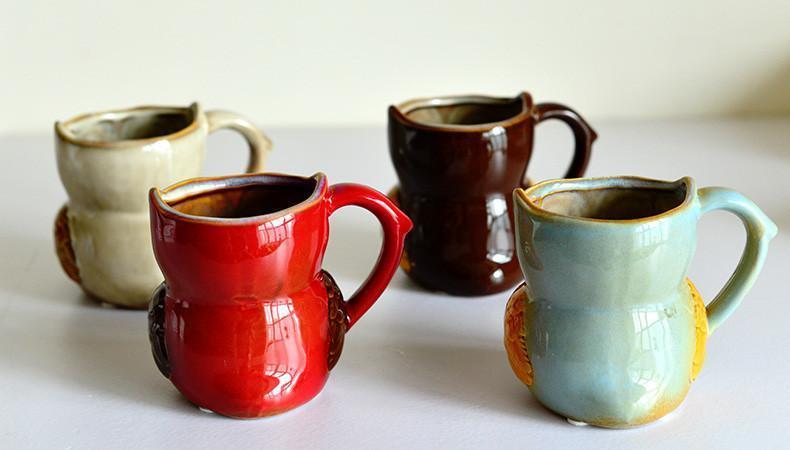 Owl Ceramic Mug (4 Styles)