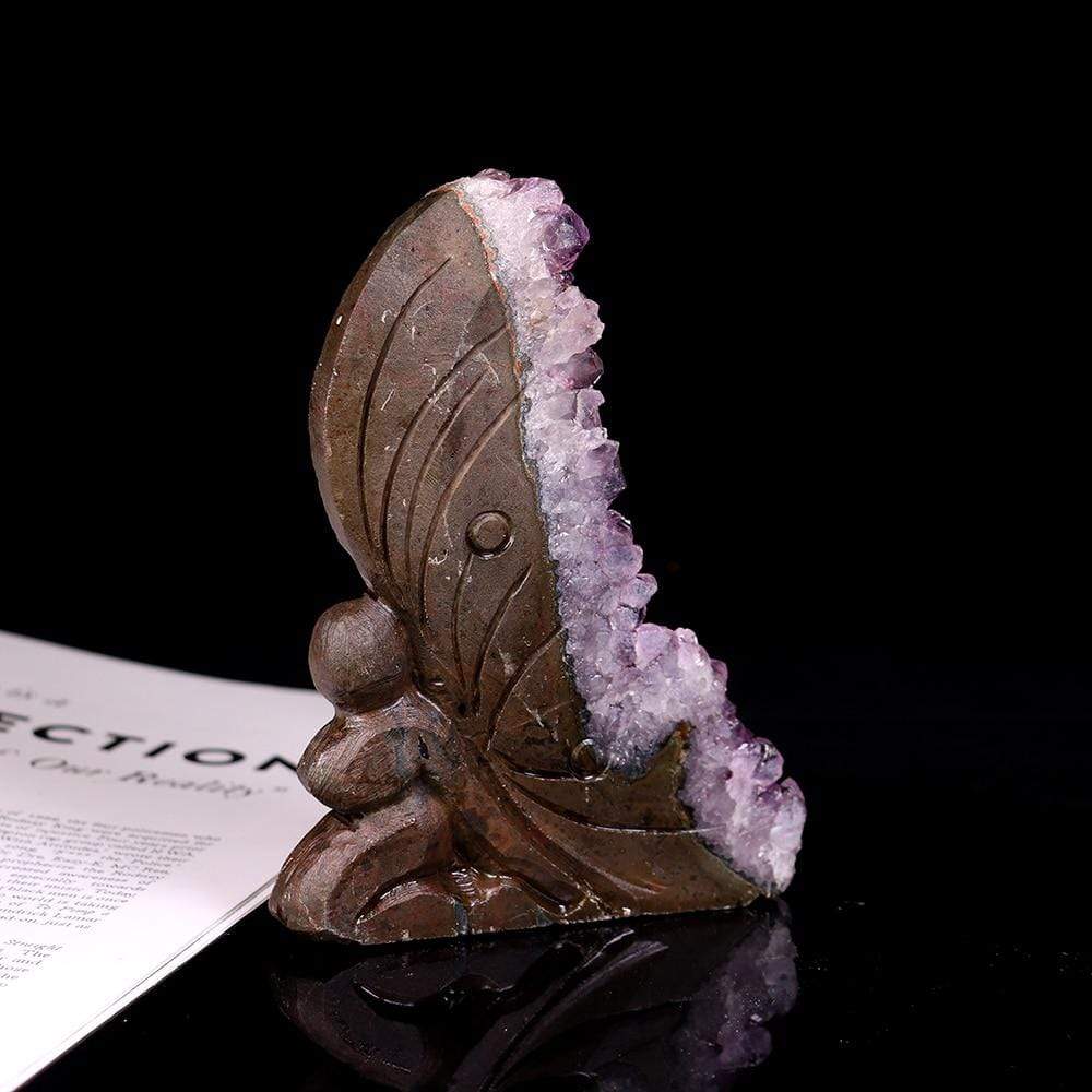Natural Amethyst Butterfly