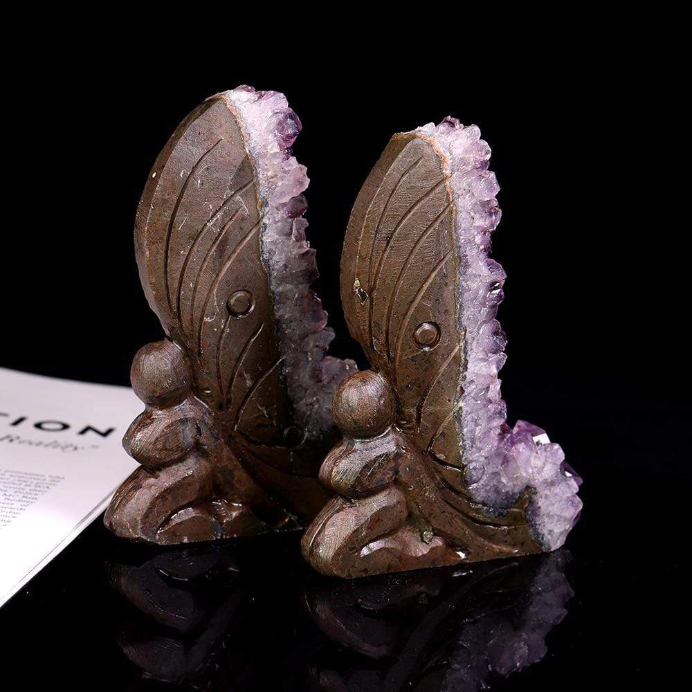 Natural Amethyst Butterfly