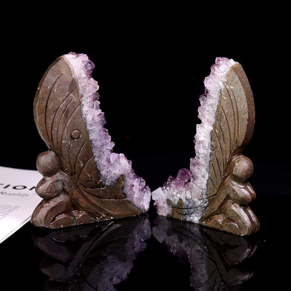 Natural Amethyst Butterfly