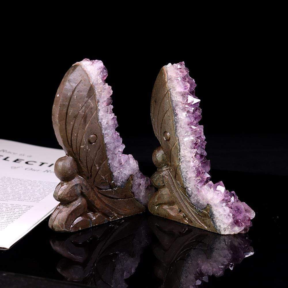 Natural Amethyst Butterfly