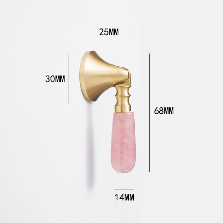 Natural Crystal Cabinet Knob