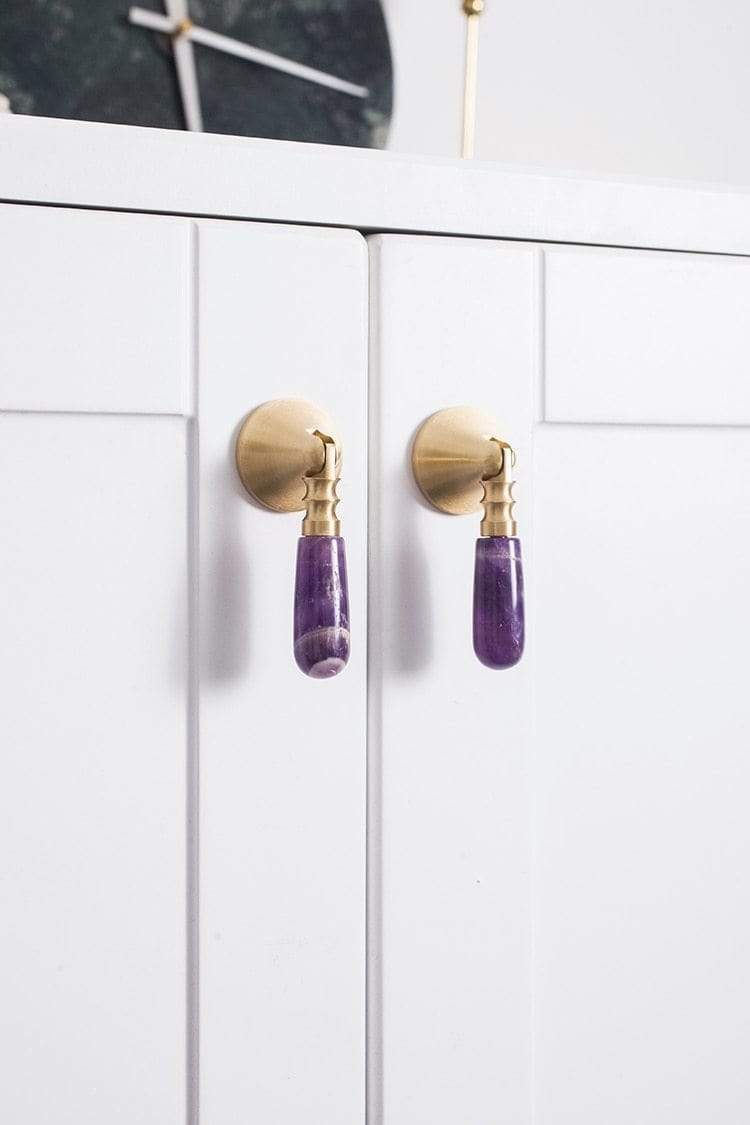 Natural Crystal Cabinet Knob