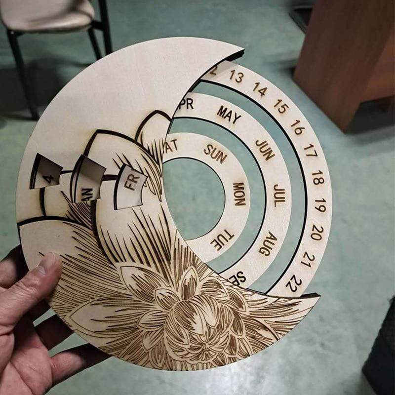 Oriental Moon Shaped Calendar