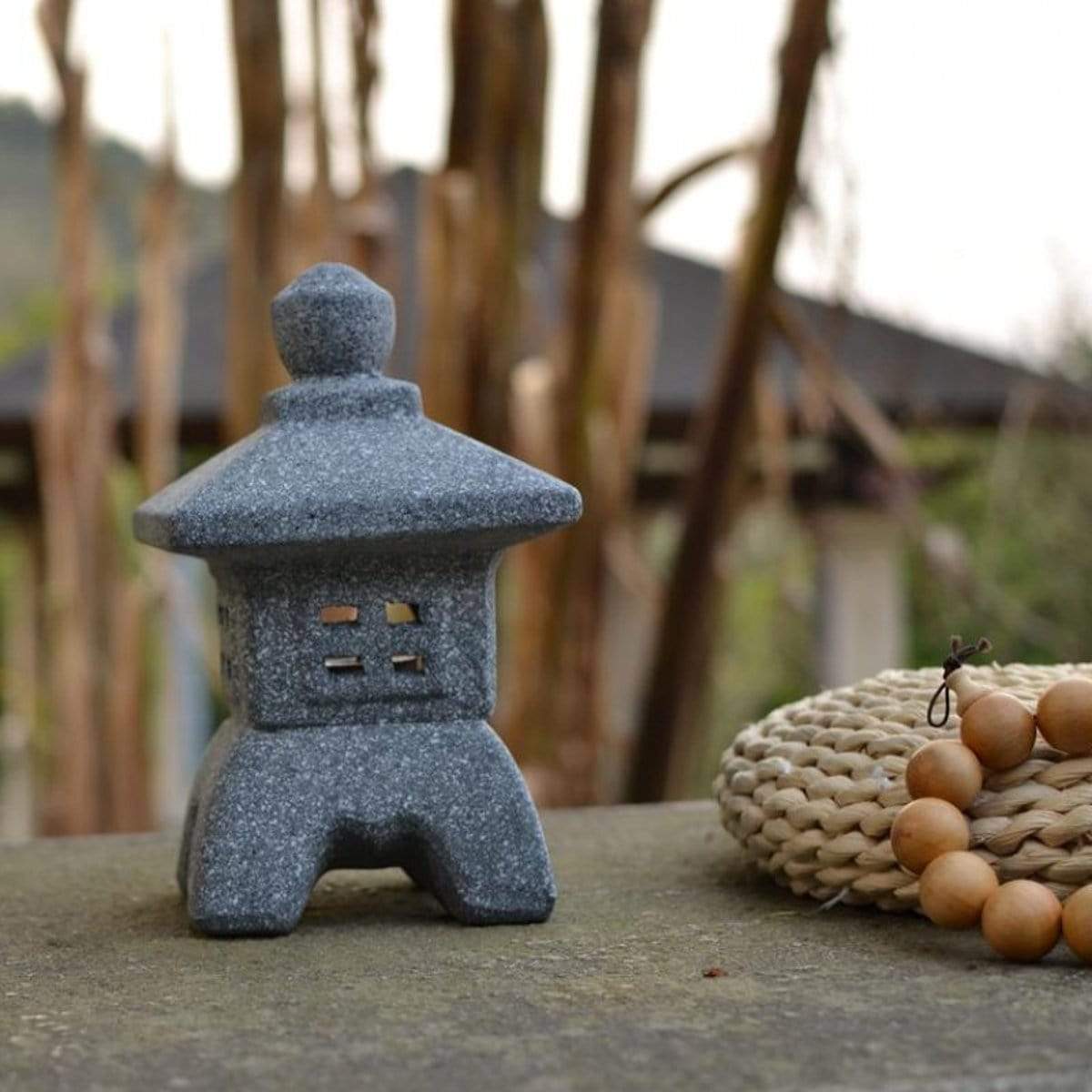 Pagoda Garden Candle Holder