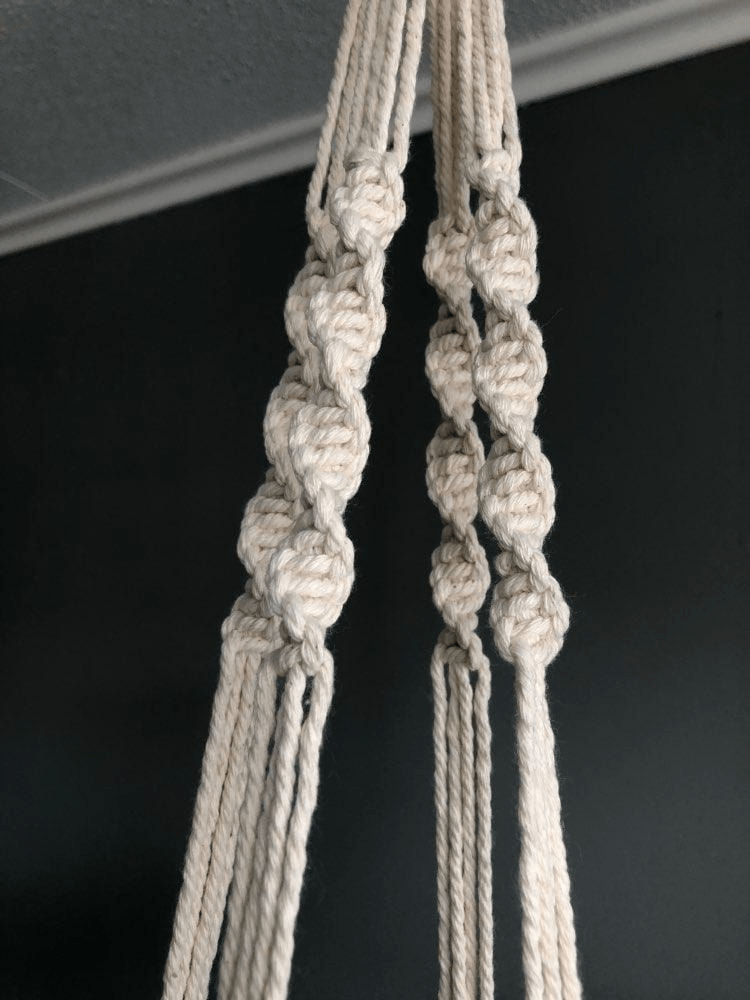 Simple Knotted Plant Hanger (2 Styles)
