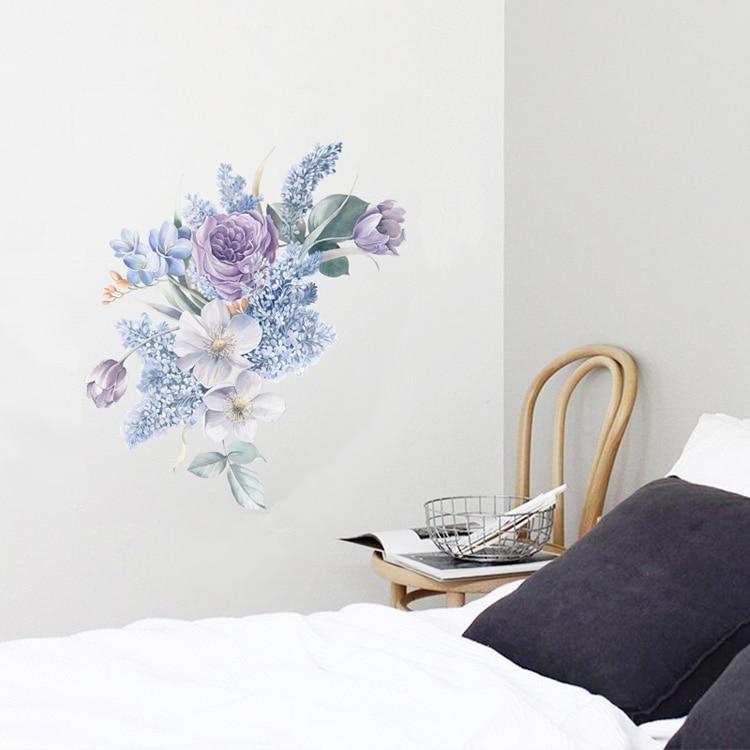 Purple Flowers Wall Sticker